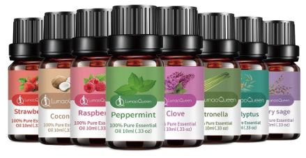 Essential Aromatherapy- 100% Pure Therapeutic Grade Aroma Diffuser Oils (10ml)